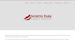 Desktop Screenshot of npfdental.com