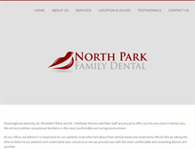 Tablet Screenshot of npfdental.com